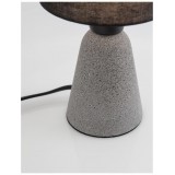 NOVA LUCE 9577161 | Zero-NL Nova Luce stolové svietidlo 22,5cm prepínač 1x E14 sivé, čierna