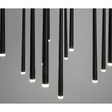 NOVA LUCE 9601012 | Giono Nova Luce visiace svietidlo vedenie je možné zkrátiť 12x LED 2160lm 3000K čierna