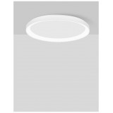 NOVA LUCE 9853675 | Pertino Nova Luce stropné svietidlo - TRIAC kruhový regulovateľná intenzita svetla 1x LED 2880lm 3000K matný biely