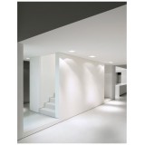 NOVA LUCE 9879102 | Tobia Nova Luce zabudovateľné svietidlo štvorec malovatelné 120x120mm 1x GU10 biela, opál