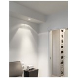 NOVA LUCE 9879107 | Tobia Nova Luce zabudovateľné svietidlo štvorec malovatelné 100x100mm 1x GU10 biela