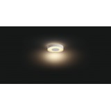 PHILIPS 41163/31/P9 | PHILIPS-hue-Infuse Philips stropné hue múdre osvetlenie kruhový regulovateľná intenzita svetla, meniace farbu, nastaviteľná farebná teplota, Bluetooth 1x LED 2350lm 2200 <-> 6500K biela