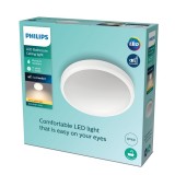 PHILIPS 8718699758882 | Doris-PH Philips stropné svietidlo kruhový 1x LED 1500lm 2700K IP44 biela