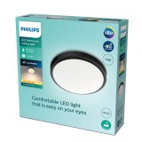 PHILIPS 8719514326606 | Doris-PH Philips stropné svietidlo kruhový 1x LED 1500lm 2700K IP44 čierna, biela