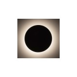 RABALUX 1433 | Marlon-RA Rabalux stenové svietidlo kruhový 1x LED 640lm 3000K čierna