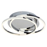 RABALUX 2184 | Selena-RA Rabalux stropné svietidlo kruhový 1x LED 2400lm 4000K chróm, biela