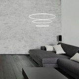 RABALUX 2545 | Donatella Rabalux visiace svietidlo 1x LED 5774lm 4000K chróm, biela