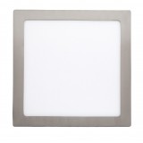 RABALUX 2668 | Lois Rabalux stenové, stropné LED panel štvorec 1x LED 1400lm 3000K satén chróm, biela