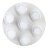 RABALUX 2715 | ElsaR Rabalux stropné svietidlo 7x LED 2940lm 4000K matný biely