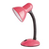 RABALUX 4172 | Dylan Rabalux stolové svietidlo 34,5cm prepínač flexibilné 1x E27 ružové, čierna, biela