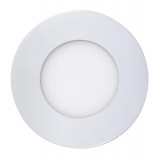 RABALUX 5568 | Lois Rabalux zabudovateľné LED panel kruhový Ø85mm 85x85mm 1x LED 170lm 4000K matný biely, biela