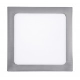 RABALUX 5583 | Lois Rabalux zabudovateľné LED panel štvorec 220x220mm 1x LED 1400lm 3000K satén chróm, biela