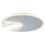 RABALUX 6329 | Boswell Rabalux stropné svietidlo kruhový 1x LED 2500lm 4000K biela, chróm, zrkalový