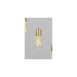 RABALUX 6559 | Floresta Rabalux visiace svietidlo 1x LED 1250lm 4000K zlatý, priesvitné
