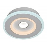 RABALUX 6959 | Taneli Rabalux stropné svietidlo kruhový nastaviteľná farebná teplota 1x LED 1300lm 3000 <-> 6000K chróm, opál