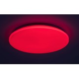 RABALUX 71036 | Rabalux-Smart-Cerráno Rabalux stropné RGB-TW múdre osvetlenie kruhový regulovateľná intenzita svetla, nastaviteľná farebná teplota, meniace farbu, časový spínač, Wifi pripojenie, Bluetooth 1x LED      3380lm 3000 <-> 6500K biela, opá