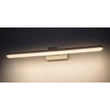 RABALUX 71148 | Nabil Rabalux rameno stenové svietidlo 1x LED 1100lm 4000K matný biely, opál