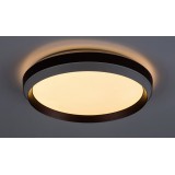 RABALUX 71159 | Fontana-RA Rabalux stropné svietidlo kruhový 1x LED 1100lm 3000K hnedá, matný biely, opál