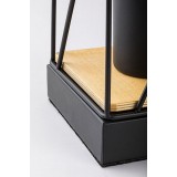 RABALUX 74006 | Boire Rabalux stolové svietidlo tehla 21cm prepínač na vedení 1x E27 čierna, bukové