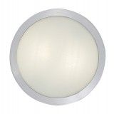 RABALUX 75008 | Klementine Rabalux stropné svietidlo kruhový 2x E27 IP44 chróm, biela