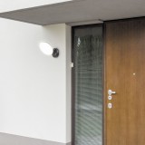 RABALUX 8134 | Varna Rabalux rameno stenové svietidlo UV vzdorný plast 1x LED 720lm 4000K IP54 UV čierna, biela