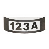 RABALUX 8748 | Innsbruck Rabalux stenové svietidlo UV vzdorný plast 1x E27 IP44 UV antracit, biela