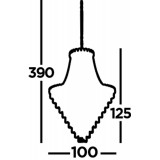 SEARCHLIGHT 1711-102CC | Louis-Philipe Searchlight luster svietidlo 28x E14 chróm, priesvitné