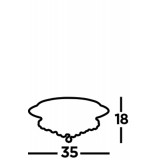 SEARCHLIGHT 3404-4CC | Hanna Searchlight stropné svietidlo 4x G9 chróm, priesvitné