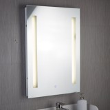 SEARCHLIGHT 7450 | MirrorS Searchlight stenové svietidlo dotykový vypínač 2x G13 / T8 1450lm 4000K IP44 strieborný, zrkalový