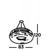 SEARCHLIGHT 9291CC | VesuviusS Searchlight luster svietidlo 16x G9 chróm, priesvitné