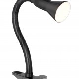 SEARCHLIGHT EU4122BK | Desk-Partners-Flex Searchlight stolové svietidlo 30cm prepínač na vedení flexibilné 1x E14 čierna, biela