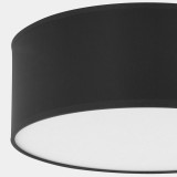 TK LIGHTING 1088 | Rondo-TK Tk Lighting stropné svietidlo 4x E27 čierna, biela