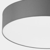 TK LIGHTING 1584 | Rondo-TK Tk Lighting stropné svietidlo 4x E27 sivé, biela