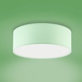 TK LIGHTING 3230 | Rondo-TK Tk Lighting stropné svietidlo 2x E27 mäta, biela