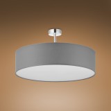 TK LIGHTING 4239 | Rondo-TK Tk Lighting stropné svietidlo 4x E27 sivé, biela