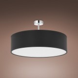 TK LIGHTING 4245 | Rondo-TK Tk Lighting stropné svietidlo 4x E27 čierna, biela