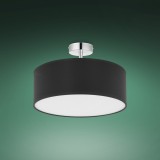 TK LIGHTING 4246 | Rondo-TK Tk Lighting stropné svietidlo 4x E27 čierna, biela