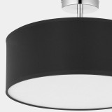TK LIGHTING 4246 | Rondo-TK Tk Lighting stropné svietidlo 4x E27 čierna, biela
