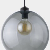 TK LIGHTING 4292 | Cubus-TK Tk Lighting visiace svietidlo vedenie je možné zkrátiť 1x E27 dym, čierna