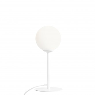 ALDEX 1080B | Pinne Aldex stolové svietidlo 35cm prepínač 1x E14 biela, opál