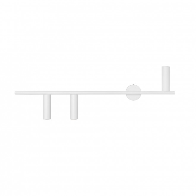 ALDEX 1104Y | Trevo Aldex stenové svietidlo 3x GU10 biela