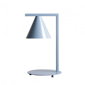 ALDEX 1108B16 | Form-AL Aldex stolové svietidlo 40cm prepínač 1x E14 pastelové modré, biela