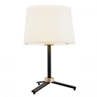 ARGON 8319 | Cavalino Argon stolové svietidlo 39cm prepínač 1x E27 čierna, zlatý, krémové