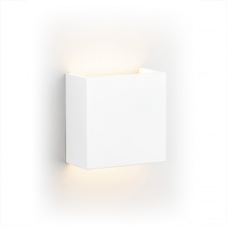 ARGON 8358 | Gent-AR Argon stenové svietidlo štvorec 1x LED 486lm 3000K biela