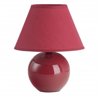 BRILLIANT 61047/01 | PrimoB Brilliant stolové svietidlo 23cm prepínač na vedení 1x E14 červená