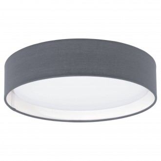 EGLO 31592 | Eglo-Pasteri-G Eglo stropné svietidlo kruhový 1x LED 950lm 3000K matná šedá, biela, matný nikel