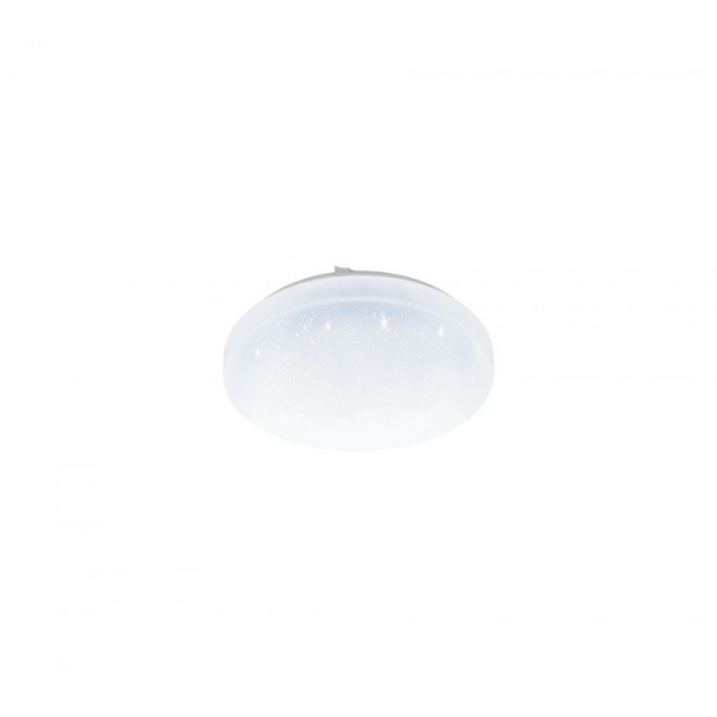 EGLO 33604 | Frania-S Eglo stenové, stropné svietidlo kruhový 1x LED 1100lm 4000K biela, kryštálový efekt