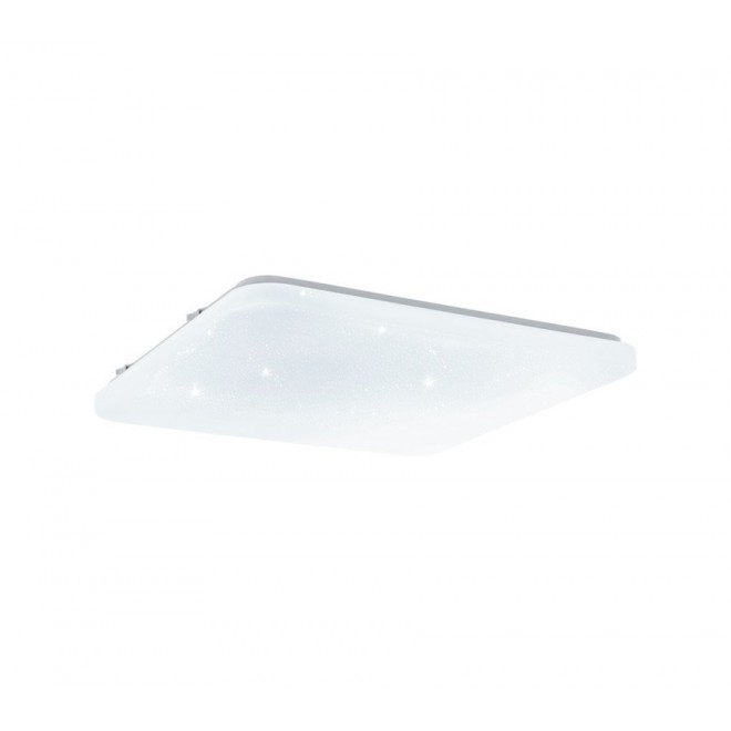 EGLO 33609 | Frania-S Eglo stenové, stropné svietidlo štvorec 1x LED 3900lm 4000K biela, kryštálový efekt