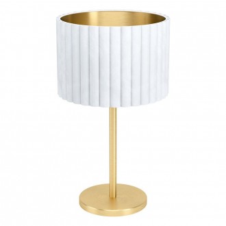 EGLO 39766 | Tamaresco Eglo stolové svietidlo 52cm prepínač na vedení 1x E27 zlaté,matné, biela, zlatý