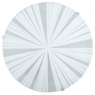 EGLO 89239 | Mars Eglo stenové, stropné svietidlo kruhový 1x E27 saténový, biela